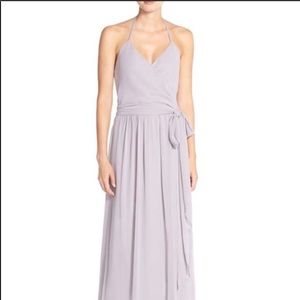 Joanna August DC Long dress in Silver Bells